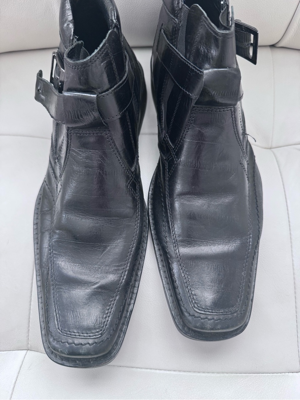 🇮🇹 Vintage BATA Men’s Leather Ankle Boots — Made in Italy — EU 42/US 9